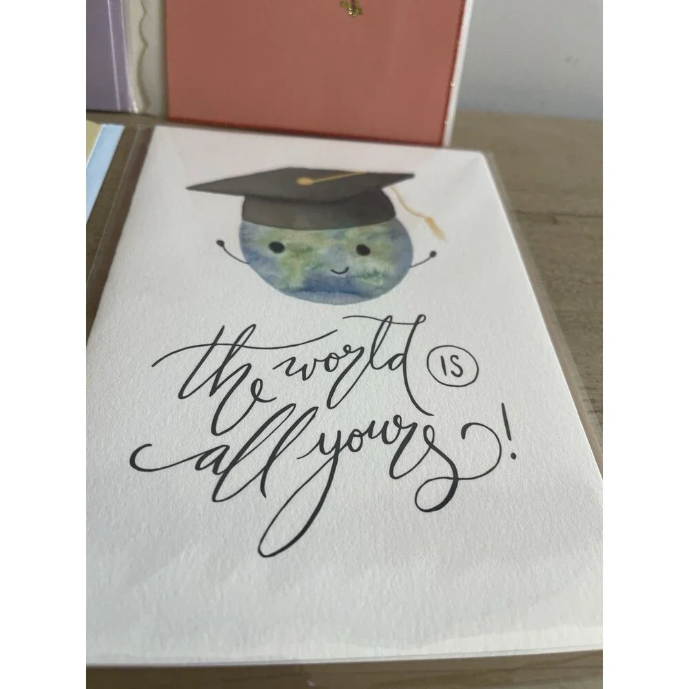 New Greeting Cards Lot of 7 – Birthday, Graduation, Baby, Wedding, Mothers Day